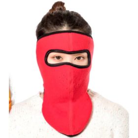 Autumn and winter dust masks breathable warm and cold (Option: Red2)