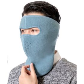 Autumn and winter dust masks breathable warm and cold (Option: Light blue2)