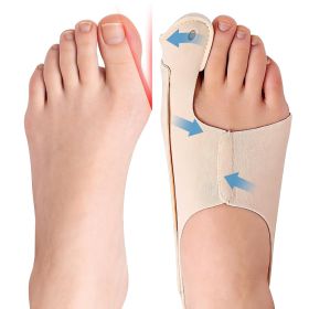 Bunion Corrector for Men and Women, Adjustable Big Toe Straightener & Alignment Splint for Hallux Valgus Pain Relief, Day and Night Support (size: medium)